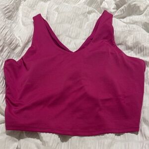 Like New All In Motion Built In Bra Athletic Crop Tank
